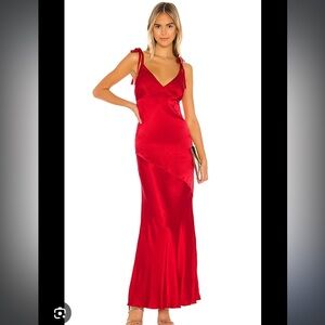 Privacy Please Nina Dress in Ruby Red